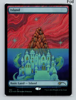MTG Island Foil R Secret Lair Drop Series 385 NM - Image 1