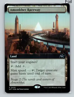 MTG Amonkhet Raceway (Extended Art) Foil P Aetherdrift 424 NM - Image 1