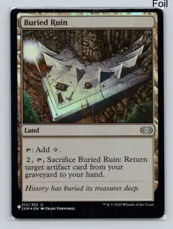 MTG Buried Ruin Foil U Double Masters 312 NM - Image 1