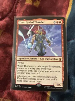 Thor, God of Thunder - Marvel Super Heroes 156 Regular Magic mtg - Image 1