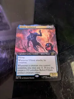 Ultron Unlimited Extended Art 422 Marvel Super Heroes Magic the Gathering - Image 1