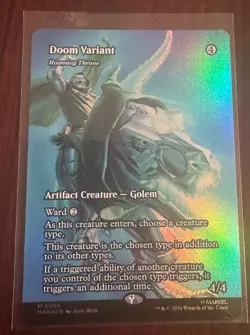 Doom Variant - Roaming Throne (Borderless) Marvel Universe Eternal-Legal Foil - Image 1
