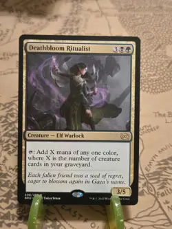 MTG Deathbloom Ritualist The Brothers' War Regular Rare NM - Image 1