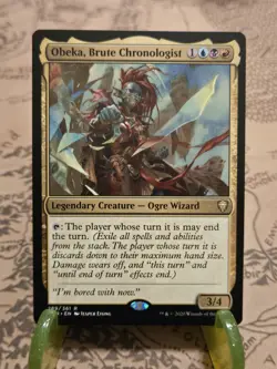 MTG Obeka, Brute Chronologist Commander Legends Regular Rare NM - Image 1