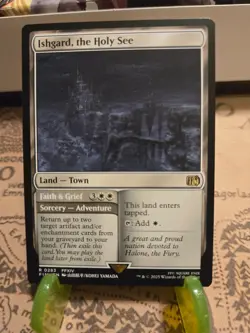 MTG Ishgard, the Holy See Final Fantasy Regular Rare NM - Image 1