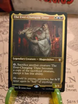 MTG The Ever-Changing 'Dane Commander: Dominaria United Foil Etched Rare NM - Image 1