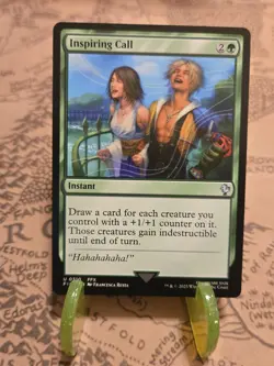 MTG Inspiring Call Commander: FINAL FANTASY Regular Uncommon NM - Image 1