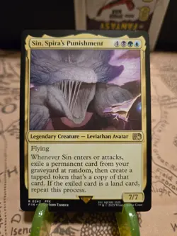 MTG Sin, Spira's Punishment Final Fantasy Regular Rare NM - Image 1