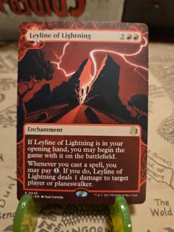 MTG Leyline of Lightning Wilds of Eldraine: Enchanting Tales Regular Rare NM - Image 1