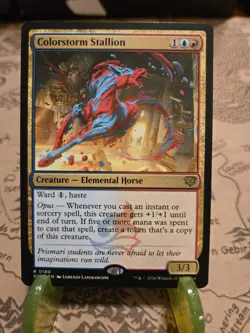 MTG Colorstorm Stallion Secrets of Strixhaven Regular Rare NM - Image 1