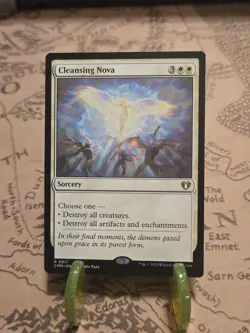 MTG Cleansing Nova Commander Masters Regular Rare NM - Image 1