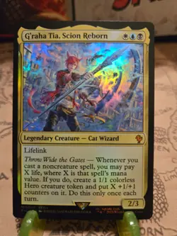 MTG G'raha Tia, Scion Reborn Commander: Final Fantasy Foil Mythic NM - Image 1