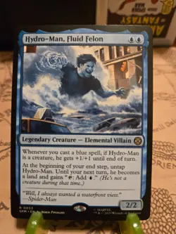 MTG Hydro-Man, Fluid Felon Marvel's Spider-Man Regular Rare NM - Image 1