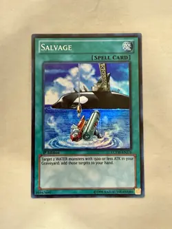 Salvage LCYW-EN276 Legendary Collection 3: Yugi's World 1st Edition Super LP - Image 1