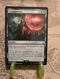MTG Exsanguinate Commander: FINAL FANTASY Regular Uncommon NM - Image 1