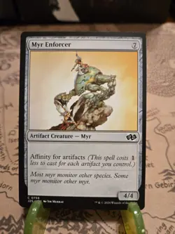 MTG Myr Enforcer Foundations Jumpstart Regular Common NM - Image 1