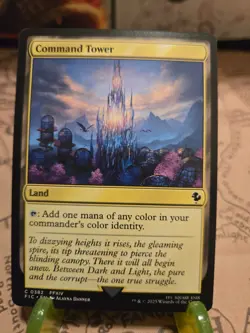 MTG Command Tower (0382) Commander: Final Fantasy Regular Common NM - Image 1