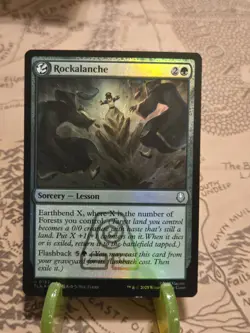 MTG Rockalanche Avatar: The Last Airbender Foil Uncommon NM - Image 1