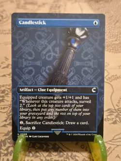 MTG Candlestick Ravnica: Clue Edition Borderless Uncommon NM - Image 1