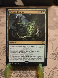 MTG Vicious Rivalry Secrets of Strixhaven Regular Rare NM - Image 1