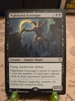 MTG Nighthawk Scavenger Commander Legends Regular Rare NM - Image 1