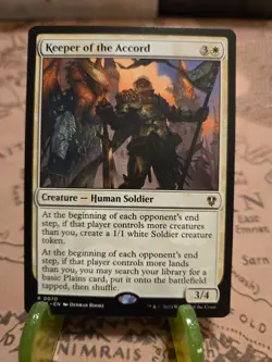 MTG Keeper of the Accord Commander: Murders at Karlov Manor Regular Rare NM - Image 1