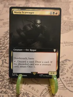 MTG Moria Scavenger Commander: The Lord of the Rings Extended Art Rare NM - Image 1