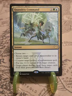 MTG Quandrix Command Strixhaven: School of Mages Regular Rare NM - Image 1