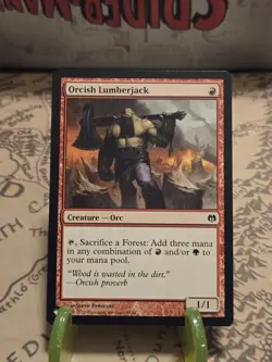 MTG Orcish Lumberjack The List Reprints Regular Common NM - Image 1