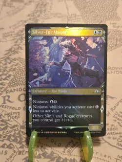 MTG Silver-Fur Master Kamigawa: Neon Dynasty Showcase Foil Uncommon NM - Image 1