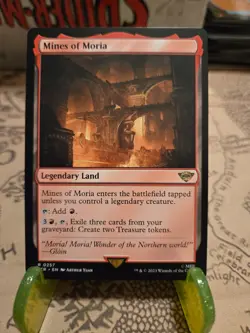 MTG Mines of Moria the Lord of the Rings: Tales of Middle-Earth Regular Rare NM - Image 1
