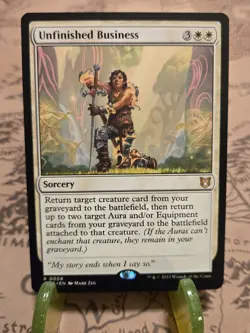 MTG Unfinished Business Commander: Wilds of Eldraine Regular Rare NM - Image 1