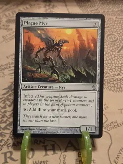 MTG Plague Myr Mirrodin Besieged Regular Uncommon NM - Image 1