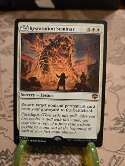 MTG Restoration Seminar Secrets of Strixhaven Regular Mythic NM - Image 1
