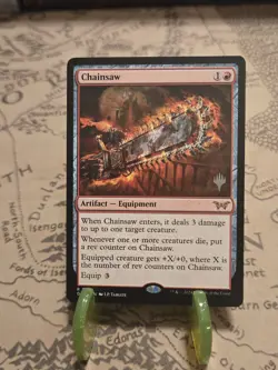 MTG Chainsaw Promo Pack: Duskmourn: House of Horror Regular Rare NM - Image 1