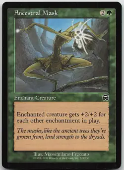 Ancestral Mask (MMQ) 229/350 Common The List Reprints Magic: The Gathering LP - Image 1