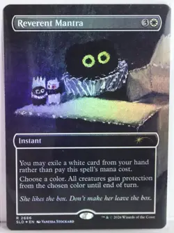 Reverent Mantra [New, Near Mint] *Foil* {Purr Majesty SLD} - Image 1