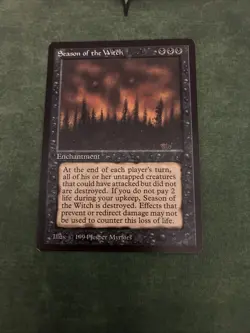 Wizards of the Coast Season of the Witch Black Uncommon Enchantment - Image 1