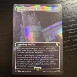 Rammas Echor, Ancient Shield Borderless Rare Foil MTG Lord of the Rings #505 NM - Image 1