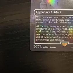 Rammas Echor, Ancient Shield Borderless Rare Foil MTG Lord of the Rings #505 NM - Image 4