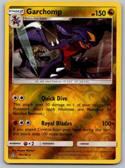 Garchomp Ultra Prism 99/156 Reverse Holo NM - Image 1