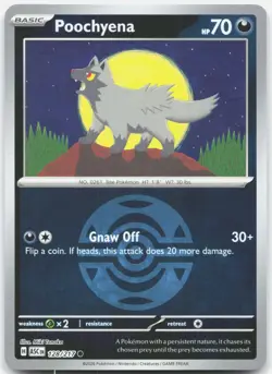 Poochyena (Dusk Ball) 128/217 Common Ascended Heroes Pokemon Reverse Holo NM/M - Image 1