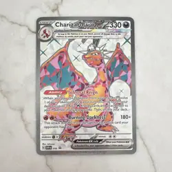 Pokemon TCG Charizard ex SVP 056 Promo Holo ENG Stage 2 Tera 330 HP - Image 1