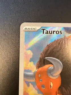 Pokemon Chaos Rising Tauros IR 096/086 Illustration Rare Full Art NM/M - Image 2