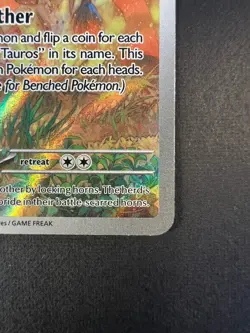 Pokemon Chaos Rising Tauros IR 096/086 Illustration Rare Full Art NM/M - Image 4