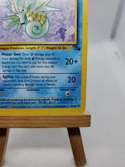 Rare Pokemon Card 1ST EDITION Fossil Set 1999 Seadra 42/62 - Image 4