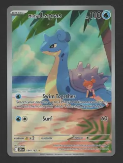 Misty's Lapras 194/182 Pokemon Destined Rivals LP - Image 1