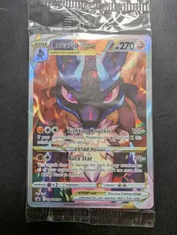 Lucario Vstar Swsh291 Promo English Pokemon Sealed - Image 1