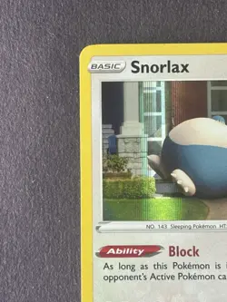 Pokemon Snorlax Pokemon Go #055/078 Rare Holo Near Mint - Image 3