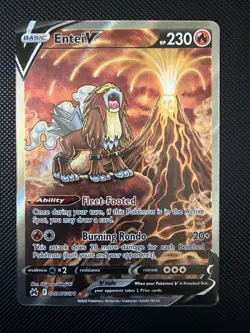 Pokemon Entei V GG36/GG70 Crown Zenith Galarian Gallery Holo English MINT - Image 1